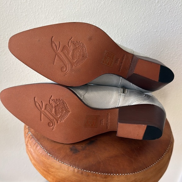 Free People New Frontier Western Boots Color Silver US 9.5/ EU 39.5 - Picture 8 of 10